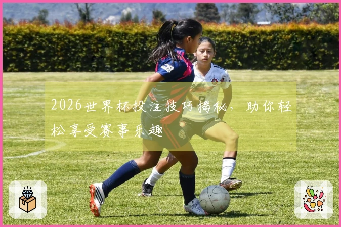 2026世界杯投注技巧揭秘，助你轻松享受赛事乐趣