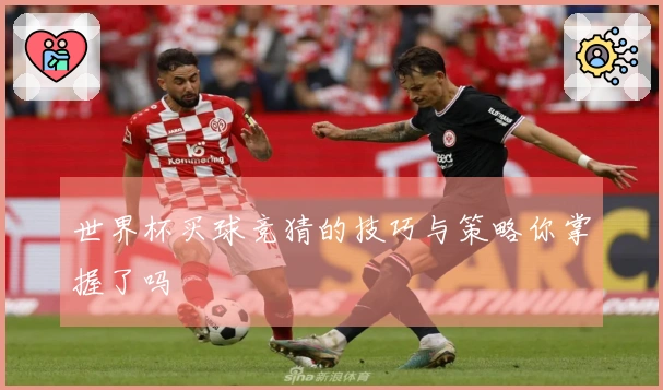 世界杯买球竞猜的技巧与策略你掌握了吗