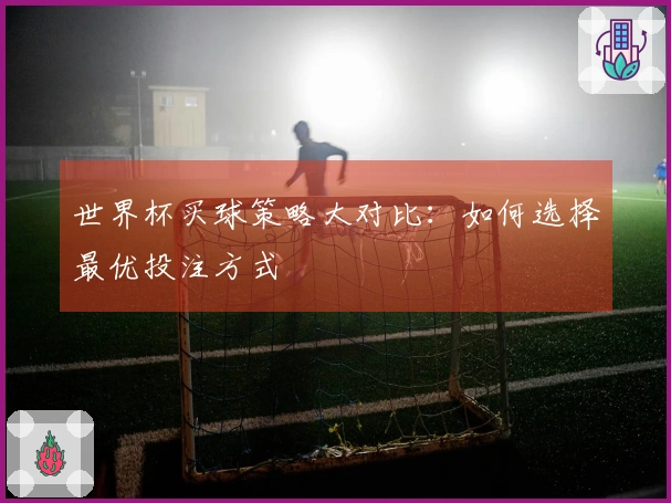 世界杯买球策略大对比：如何选择最优投注方式