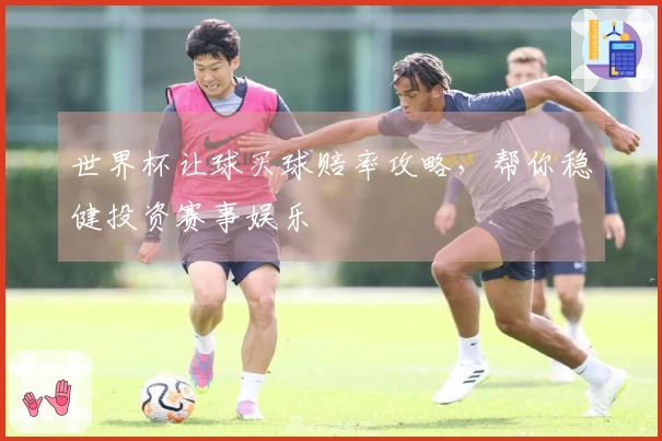 世界杯让球买球赔率攻略，帮你稳健投资赛事娱乐
